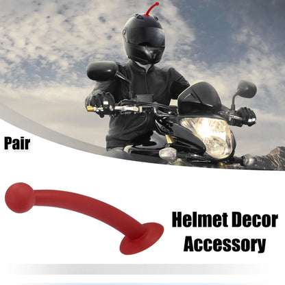 Roof Antenna Ornament Top Sticker Replacement for Car Motorcycle Bike (Red)