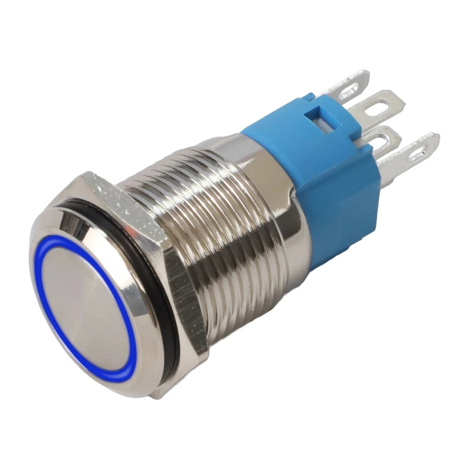 16mm Waterproof Push Button Switch with LED Ring Light for (IP66)