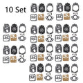 10X Chainsaw Carburetor Repair Kit for Stihl 034 038AV (HK43B RK-33HK)