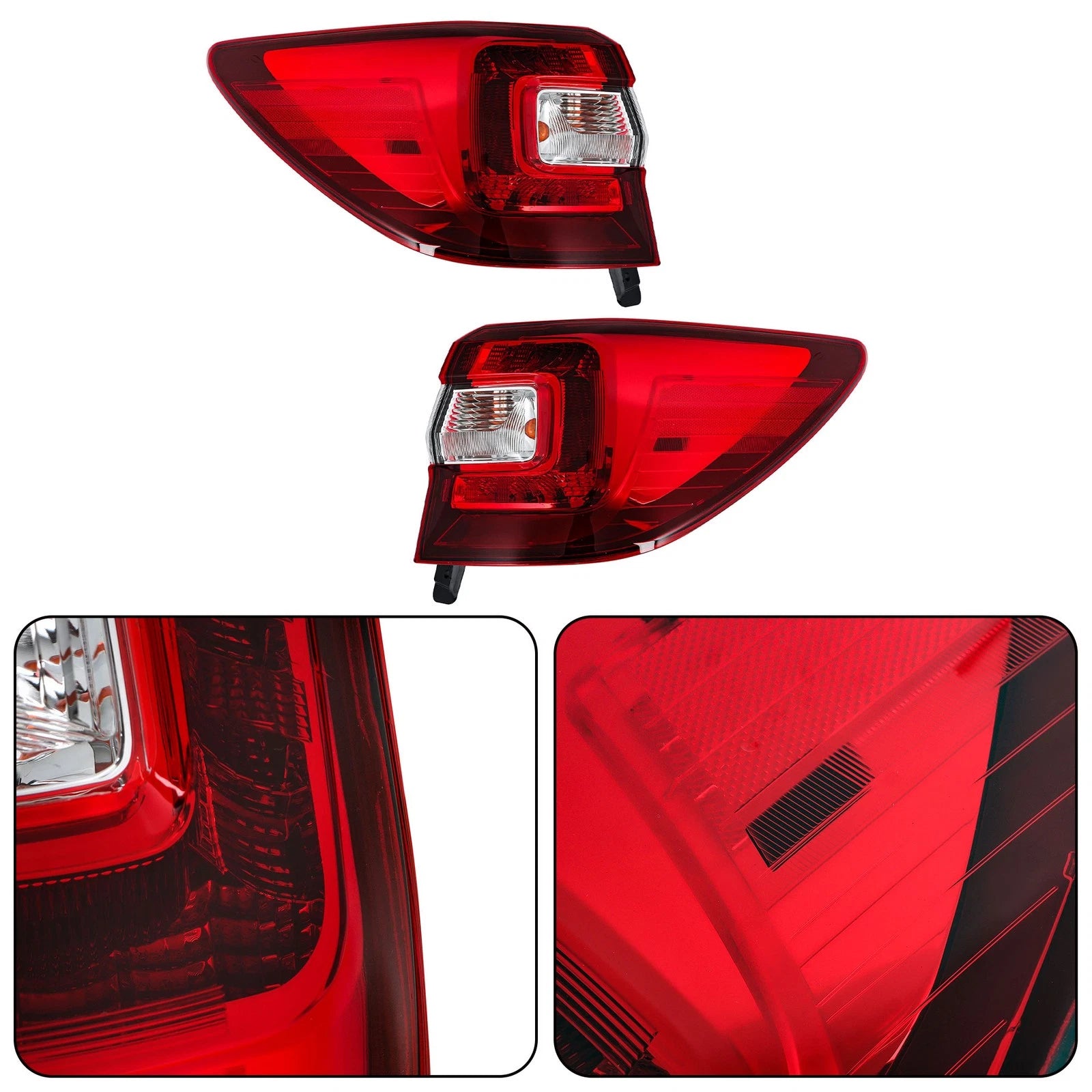 Tail Lights Assembly for Subaru Outback (2015–2019) Pair Right + Left Halogen