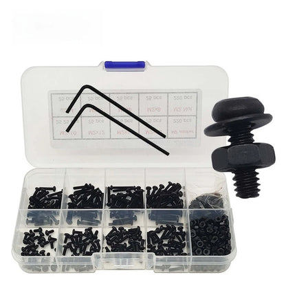 2mm Hex Socket Screws for Model Building - Wear Resistant Finish