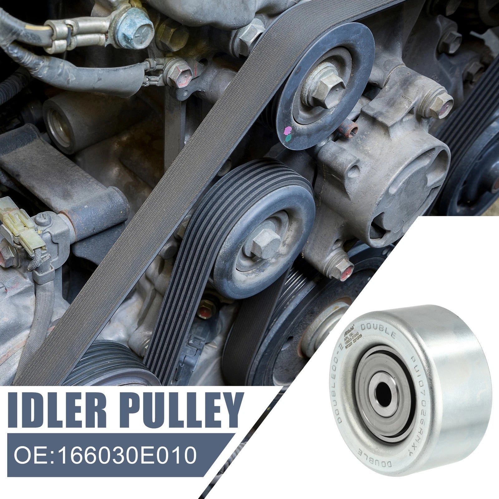 Drive Belt Idler Pulley Replacement for Toyota 4Runner (2009–2023)