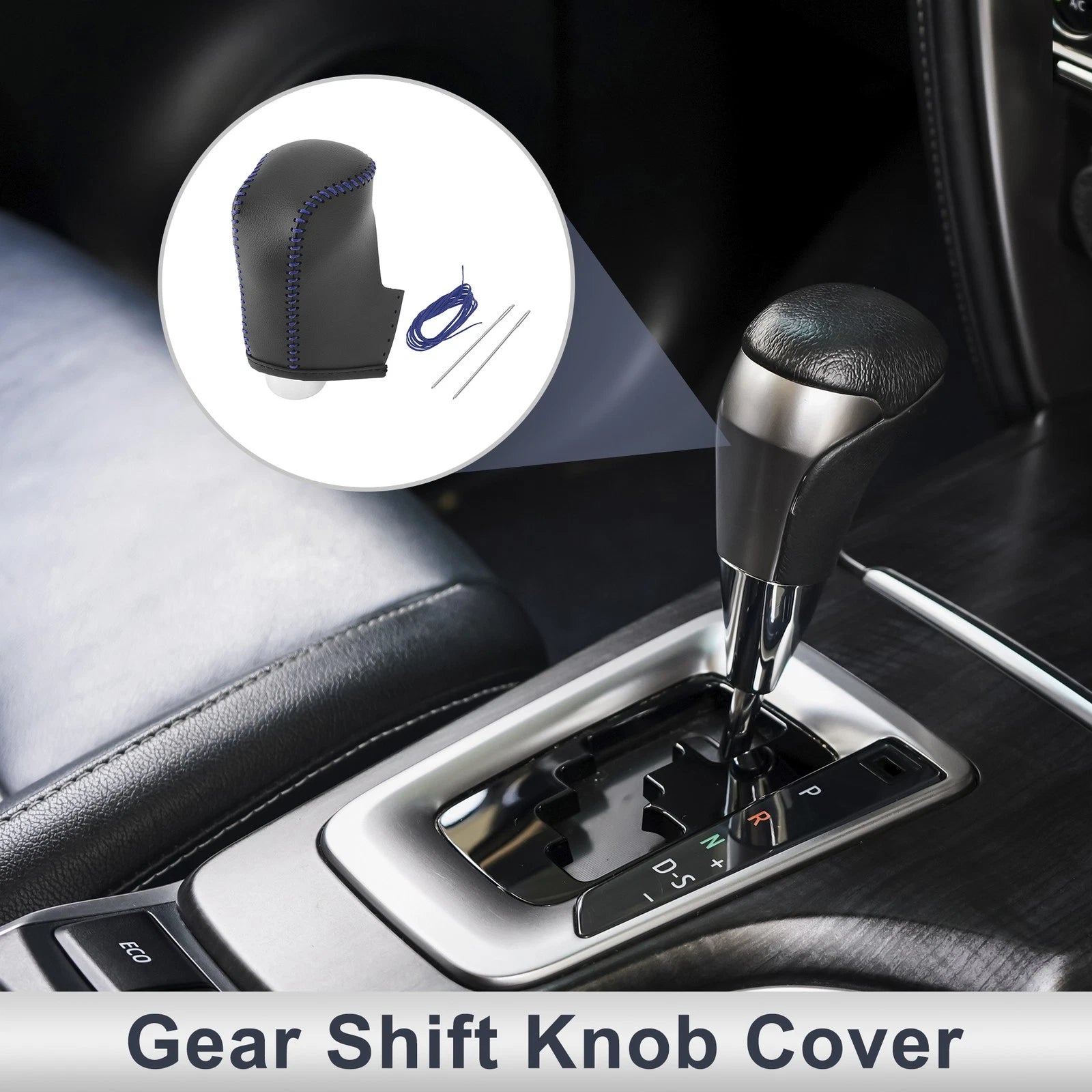 Gear Shift Knob Cover Replacement for Mazda CX-30 (2020–2021) Faux Leather