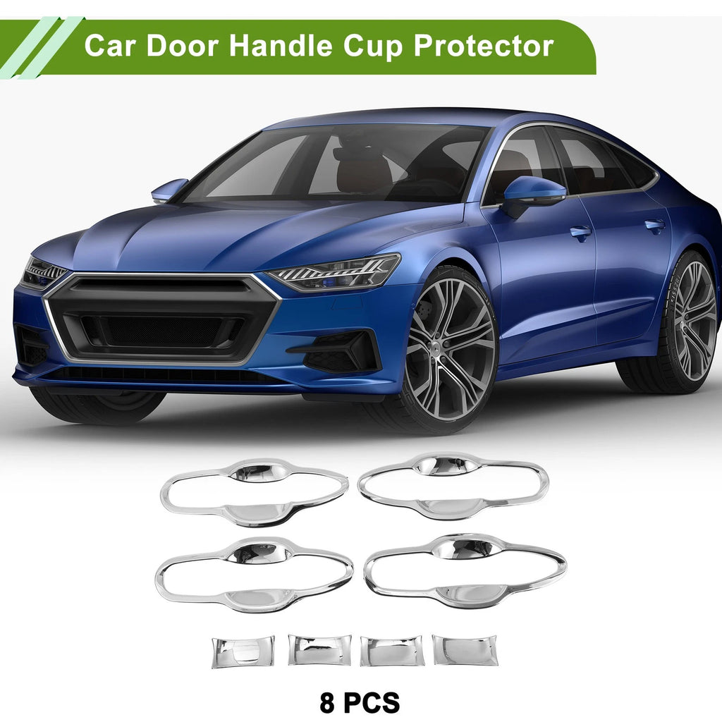 Door Handle Cup Protector for Toyota Camry (2018–2024) Chrome 8 Piece Set