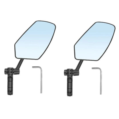 Left Side Mirror for Bike Scooter 16.8mm Handlebar Clear Glass Nylon