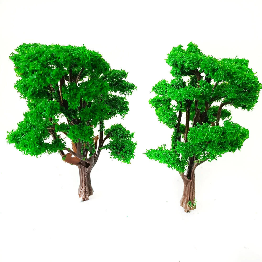 10Pcs Tree Model for HO N Scale Architecture Railroads (N/A)