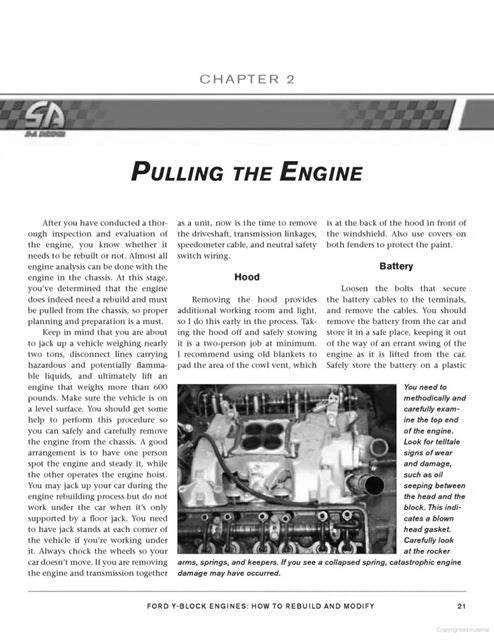 Y-Block Engine Rebuild Manual for Ford (312, 292, 272, 256, 239)