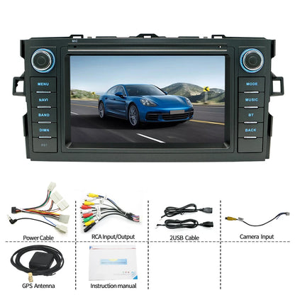 7'' Car Stereo GPS Head Unit for Toyota Auris/Corolla (2006–2012)