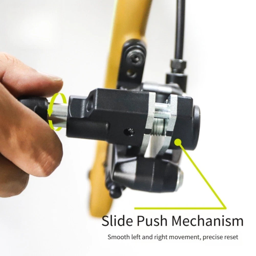 Piston Reset Tool for Hydraulic Disc Brake Caliper Maintenance (Black Finish)