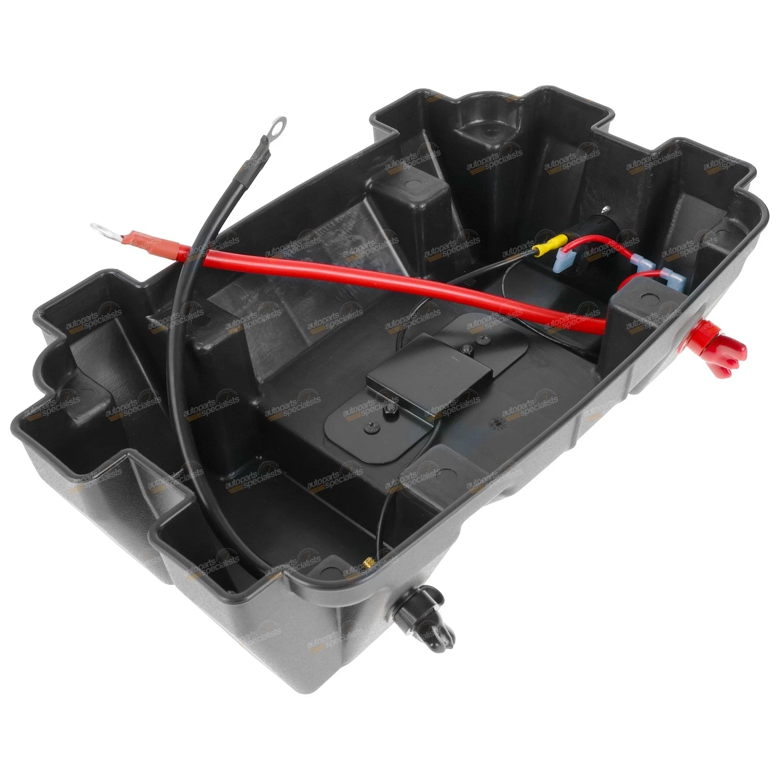 12V Powered Battery Box with Terminals & Power Socket & Tester