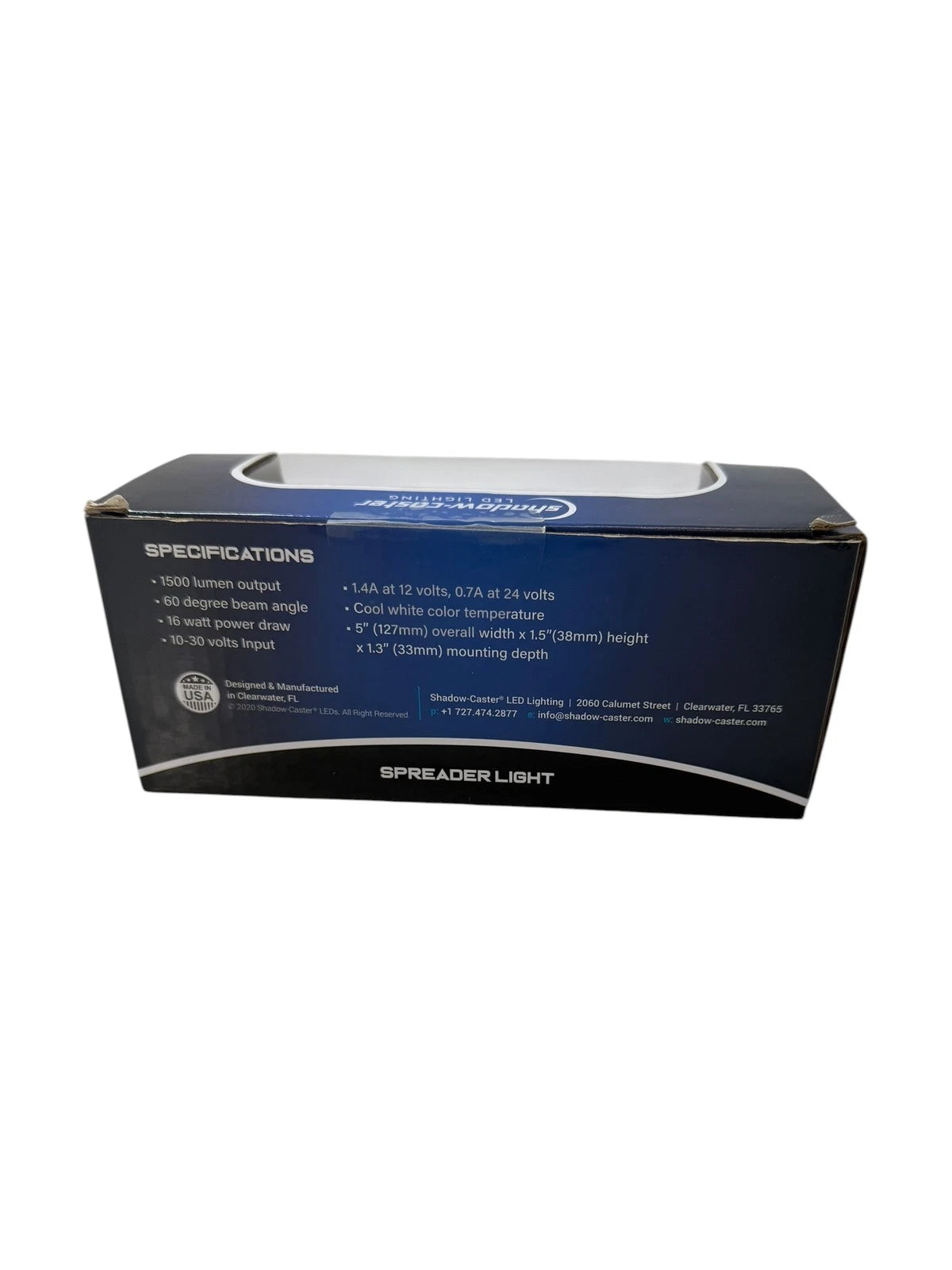 LED Flush Mount Spreader Light for Shadow Caster SCM-SL Series