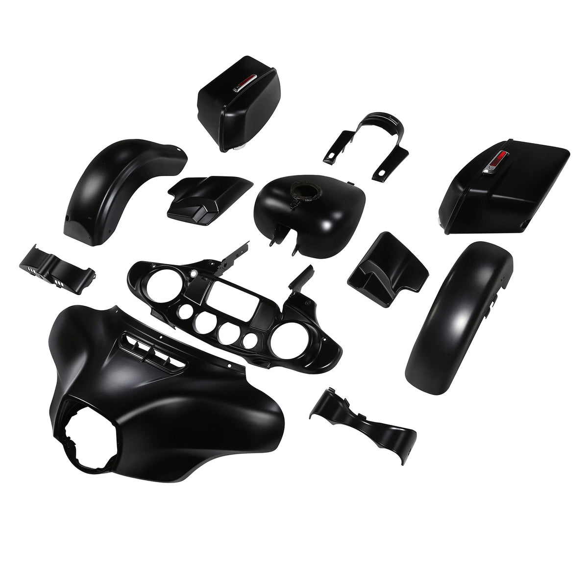 Fairings Body Work Kit for Harley Street Glide (2014–2024) Black Denim