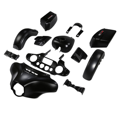 Fairings Body Work Kit for Harley Street Glide (2014–2024) Black Denim