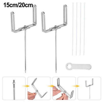 Adjustable Downpipe Bracket for Garden Drainage