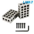 8 Piece 1-2-3 Precision 23 Hole Block Set with Screws & Hex Key