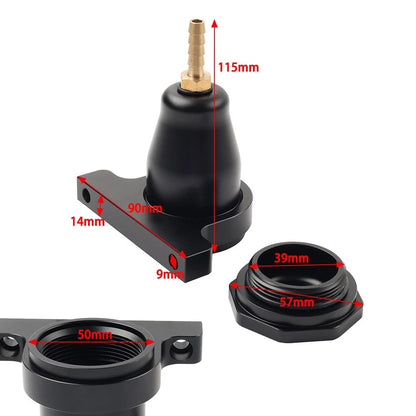Upgraded Billet Hydraulic Clutch Reservoir for Universal Application (1pc)