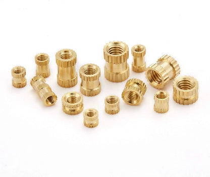 360X Brass Threaded Insert Nuts for M2 M2.5 M3 M4 (Universal)