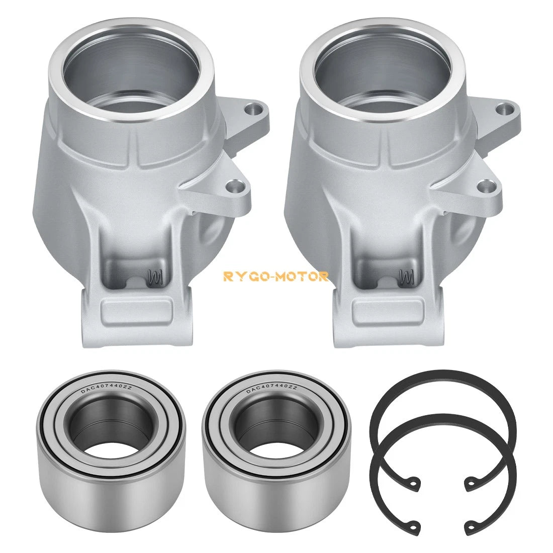 2 Rear Wheel Bearing Carrier & Bearings Kits for Polaris Sportsman 500 (2007–2013)