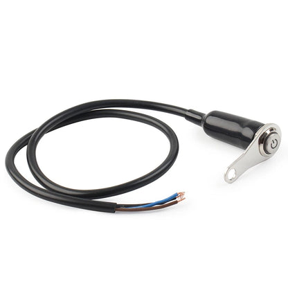 LED Switch ON/OFF for 7/8" Handlebar Mount Push Button 12V Fog Headlight