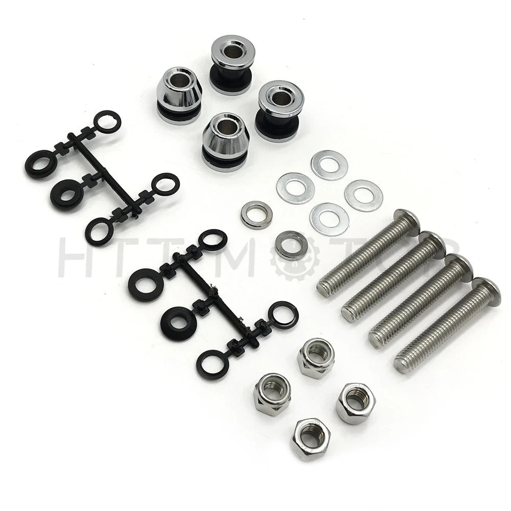 Sissy Bar Docking Hardware Kit for Harley Dyna FXDWG/FXDF (2006–Present)