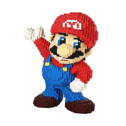 3D Super Mari Building Blocks Anime Figure Puzzles Model Kit for Adults & Kids