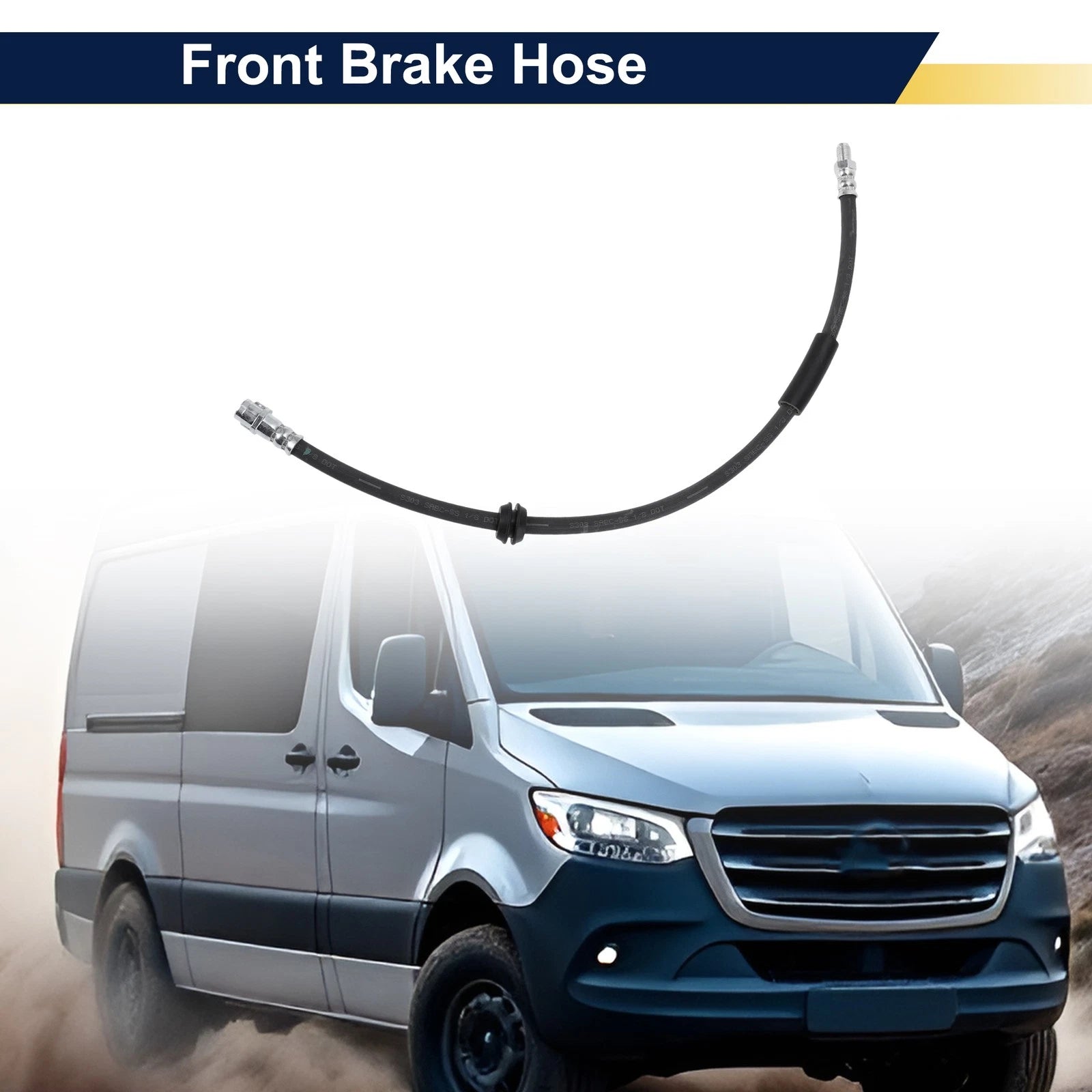 Front Brake Hose for Mercedes-Benz Sprinter 2500 (2007–2018)