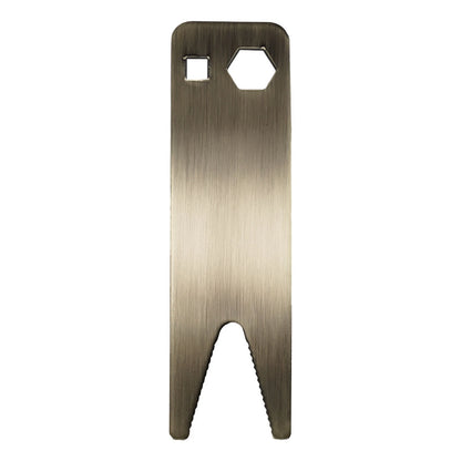 Multi Spanner Wrench Tool for Guitar and Bass Parts (Anti Rust Silver)