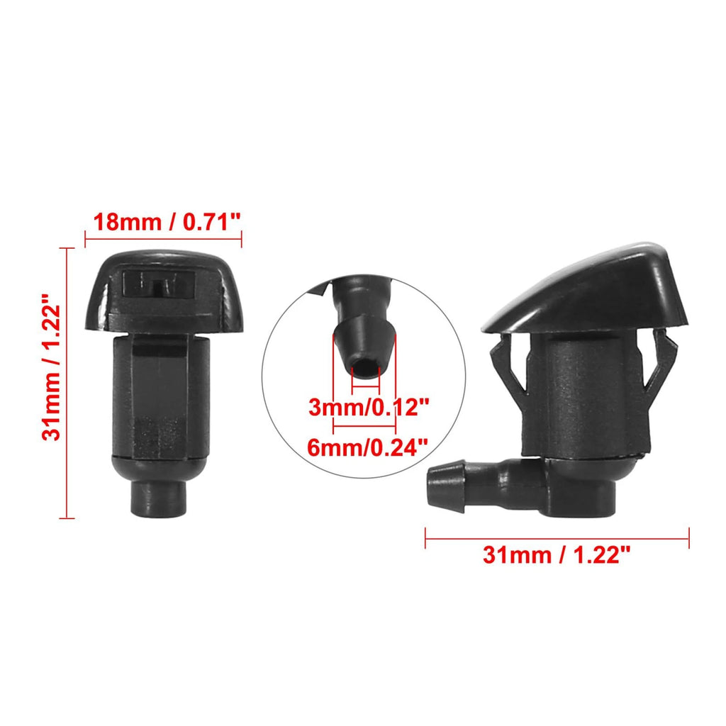 Windshield Washer Nozzle Spray Jet Set for Chevrolet (2011–2018)