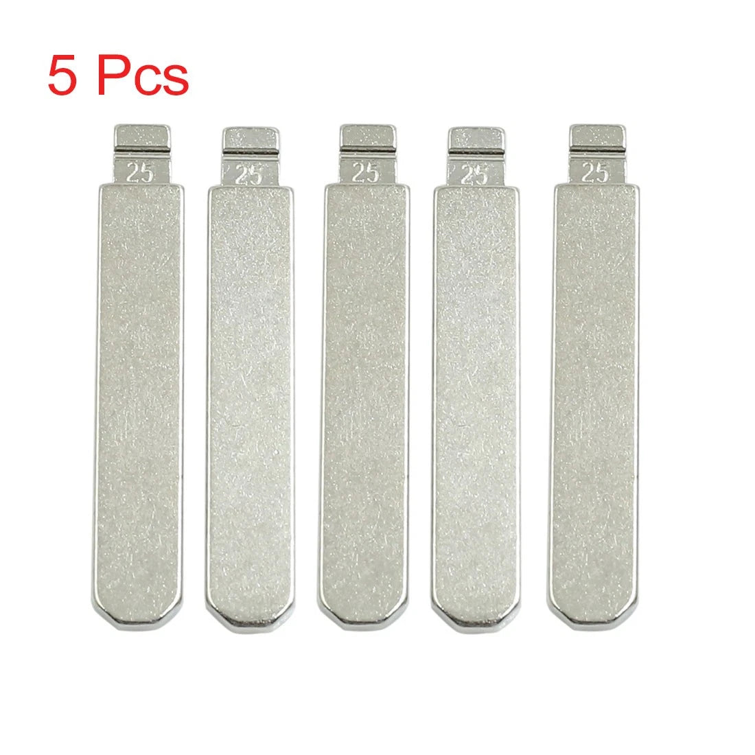 5PCS Metal Uncut Insert Key Blade Replacement for Honda Accord (2013–2017)