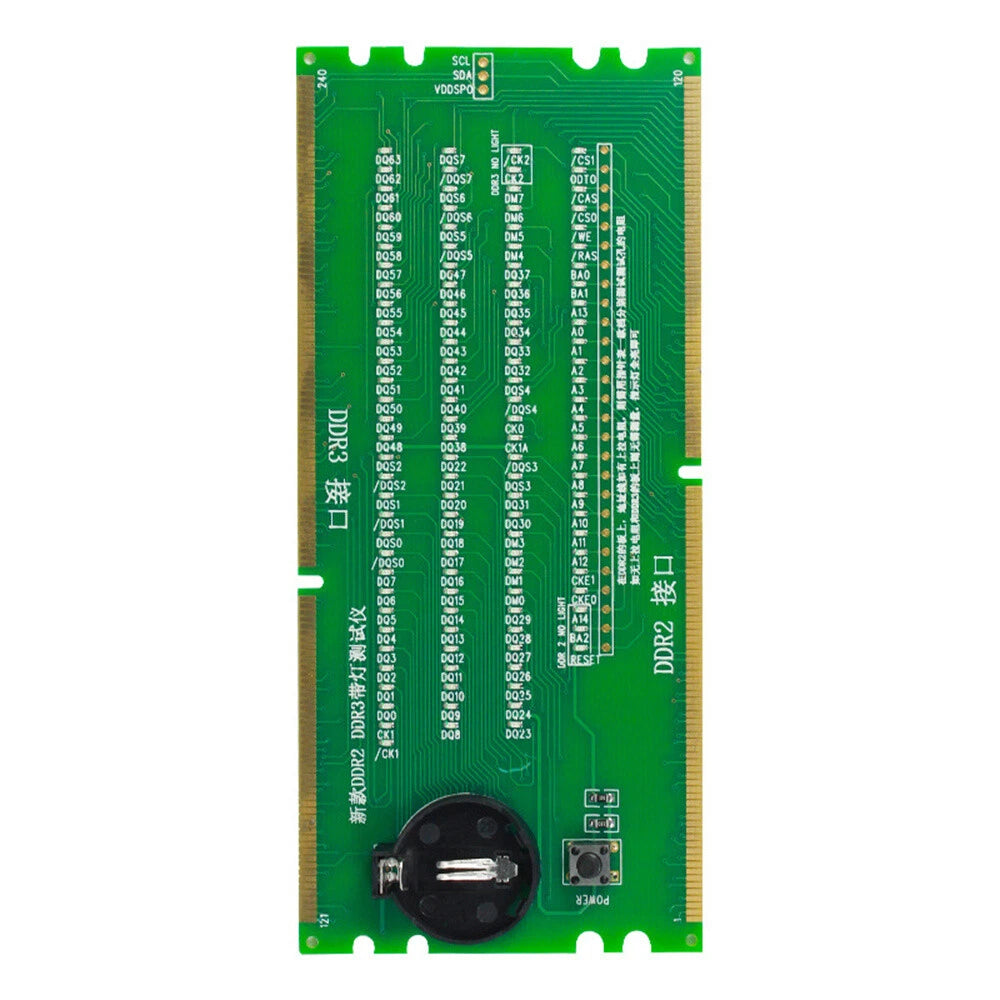 Memory Slot Tester for Desktop DDR2 DDR3 with LED