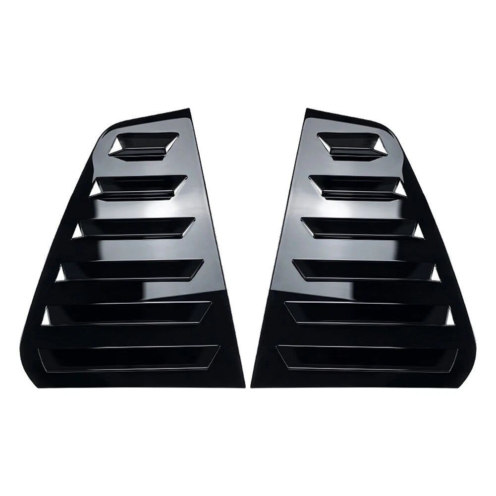 Rear Window Side Vent Shutter Louver Cover Trim for VW Golf MK7 MK7.5 (2014–2019)