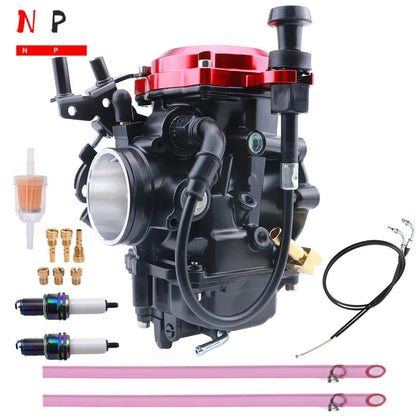Carburetor with 43in Throttle Cable for Harley Davidson CV40 Softail (1988–2017)