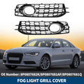 Front Fog Light Grill Pair Replacement for Audi A3 (2009–2012)