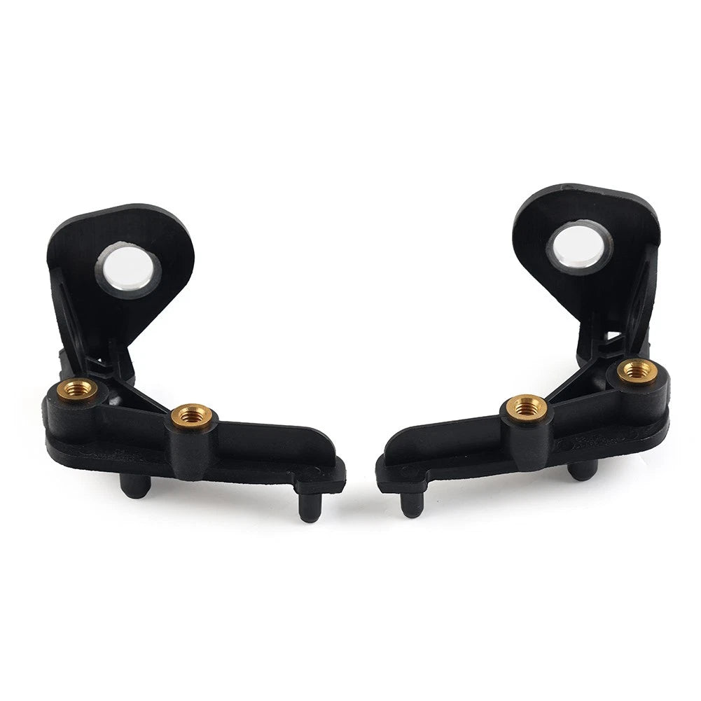 2X Front Fender Support Mounting Bracket for Jaguar XE (2016–2020) Black