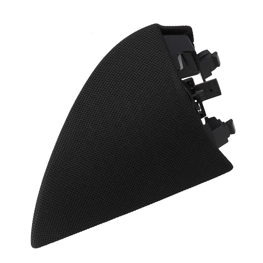 For Model Y 2020 2021 Left Front Door Tweeter Speaker Cover in Black ABS