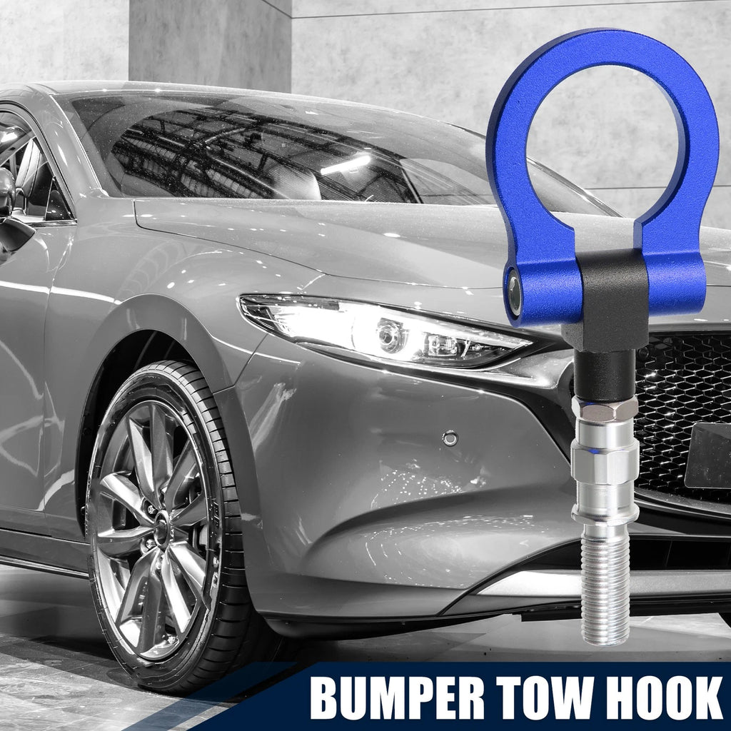 Trailer Tow Hook Screw Front Blue Round for Mazda 3 (2004–2009)