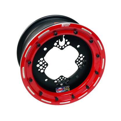 DWT ROK'N LOK 2 Front Red Beadlock Rim Wheel 10" 10x5 4/156 for Blaster Warrior (N/A)