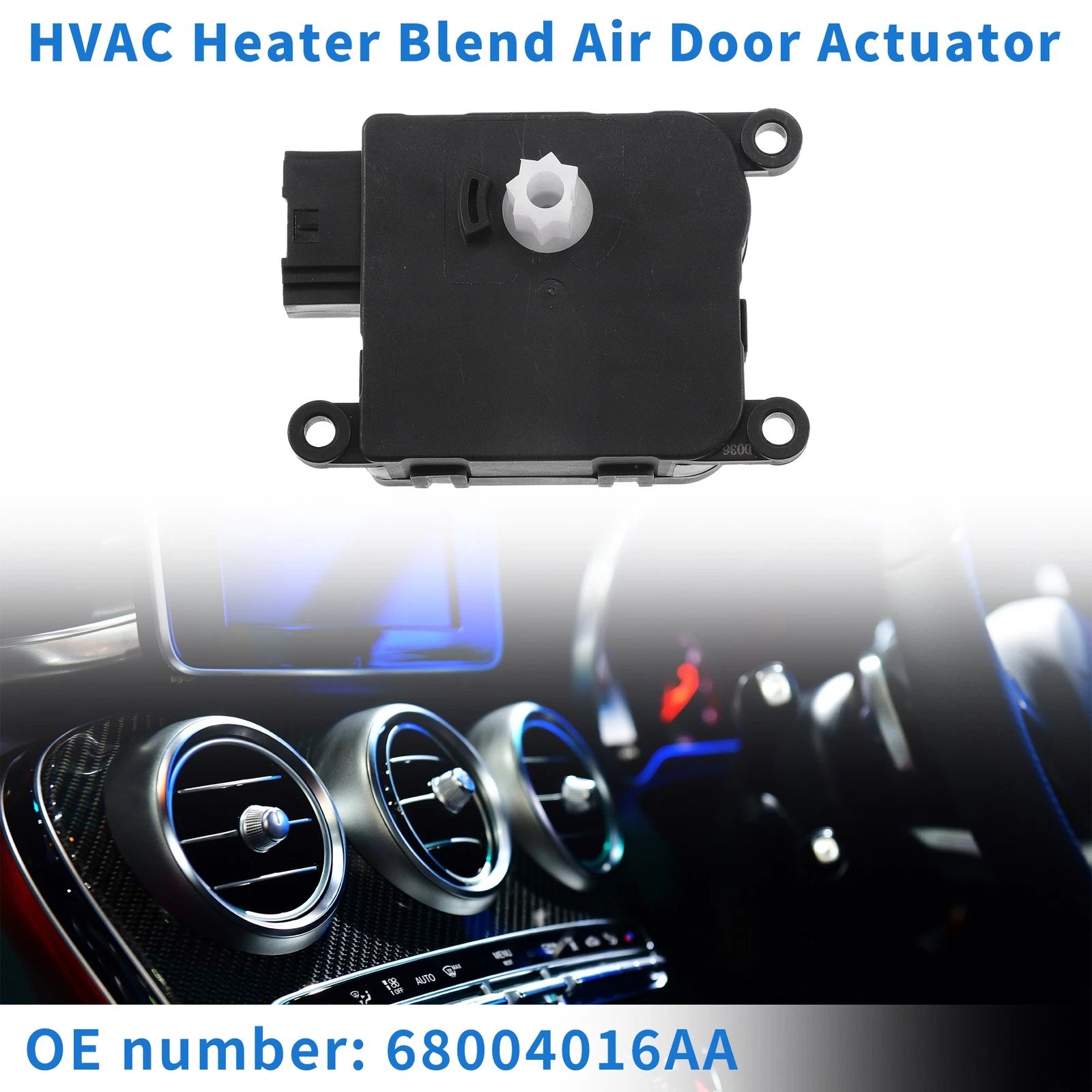 HVAC Heater Blend Door Actuator Replacement for Dodge Nitro (2007–2012)