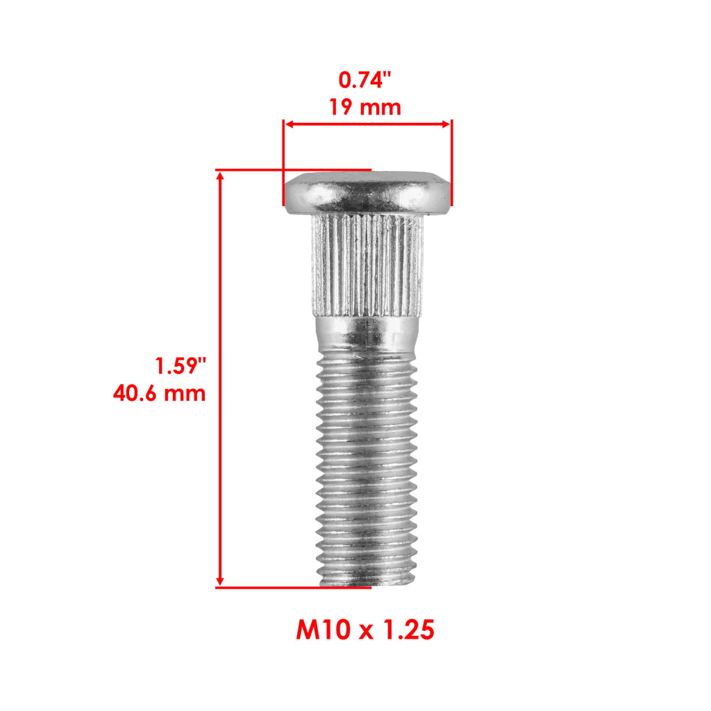 Wheel Hub Stud Bolt Front Rear for Honda TRX250EX Sportrax 250 (2001–2008)