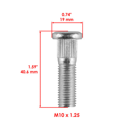 Wheel Hub Stud Bolt Front Rear for Honda TRX250EX Sportrax 250 (2001–2008)