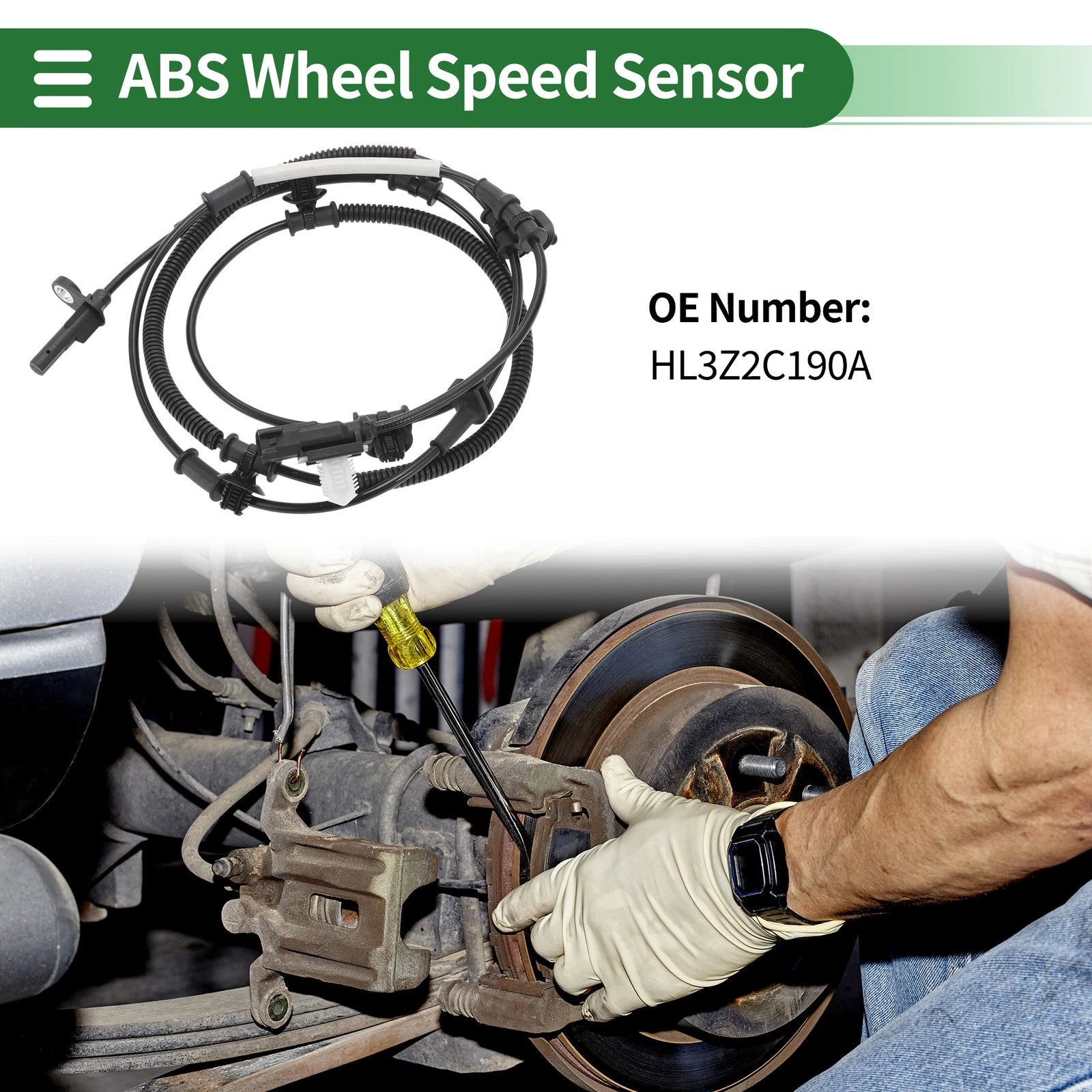 ABS Wheel Speed Sensor Replacement for Ford F150 (2017–2020) Rear Right