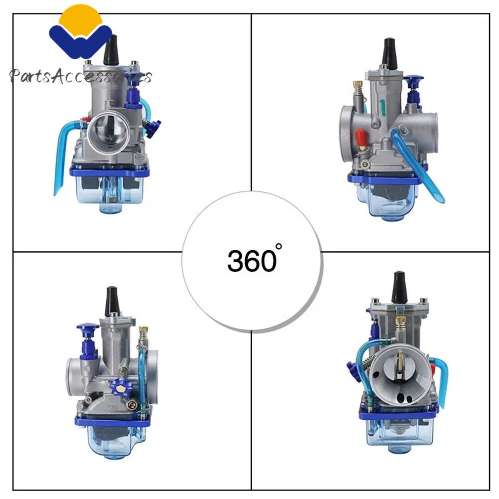 PWK34 Carburetor for Suzuki RM 125 250 370 500, Yamaha YZ 125 175 250 (All Years)
