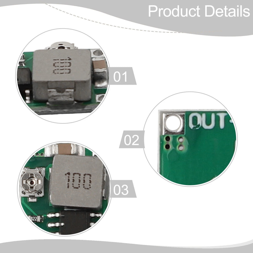 Pack of 20 Adjustable Voltage Converters for Microcontrollers and LEDs