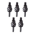 5pcs Adjustable Threaded 5C Stop Collet for Lathes, CNC Machines