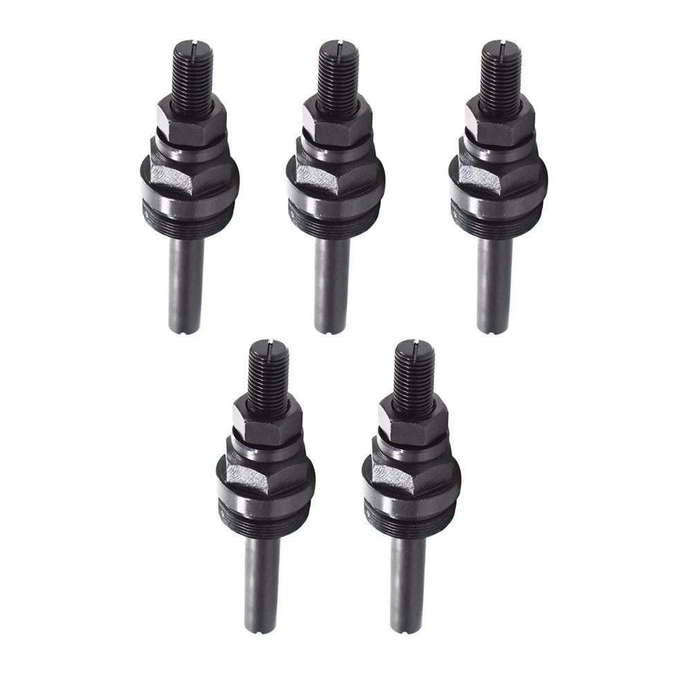 5pcs Adjustable Threaded 5C Stop Collet for Lathes, CNC Machines