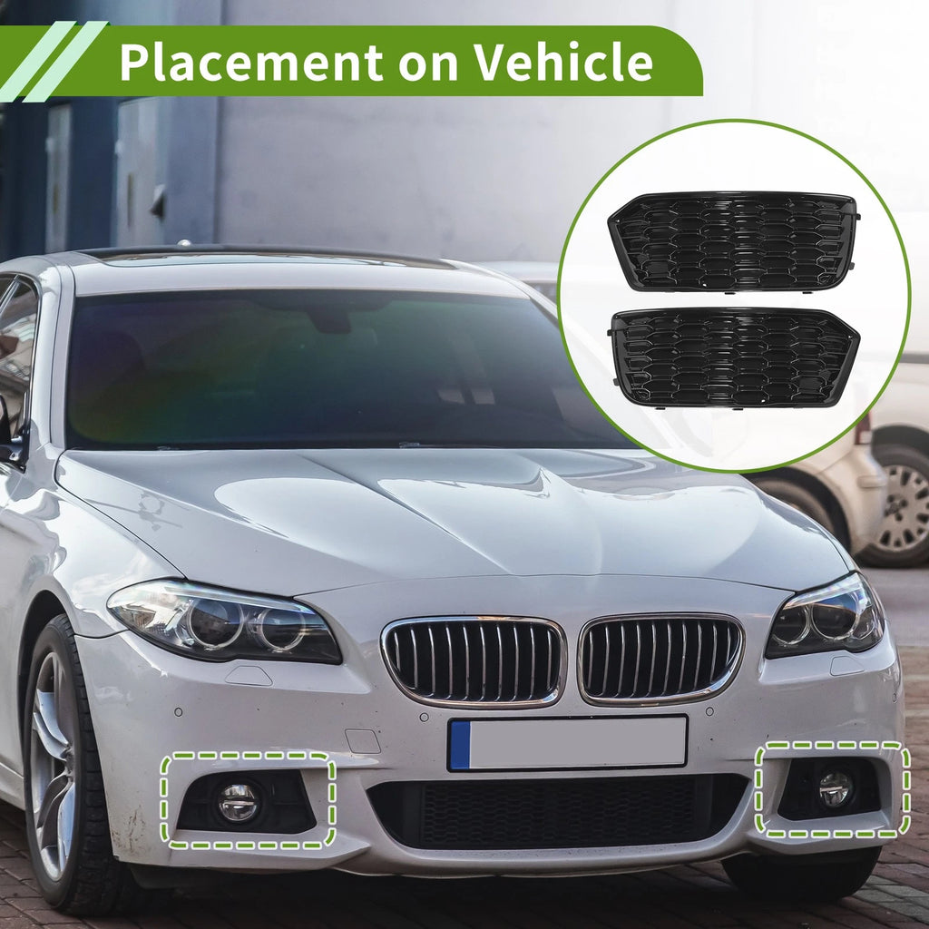 Fog Light Grill Pair Front Left Right for Audi Q5 (2018–2020)
