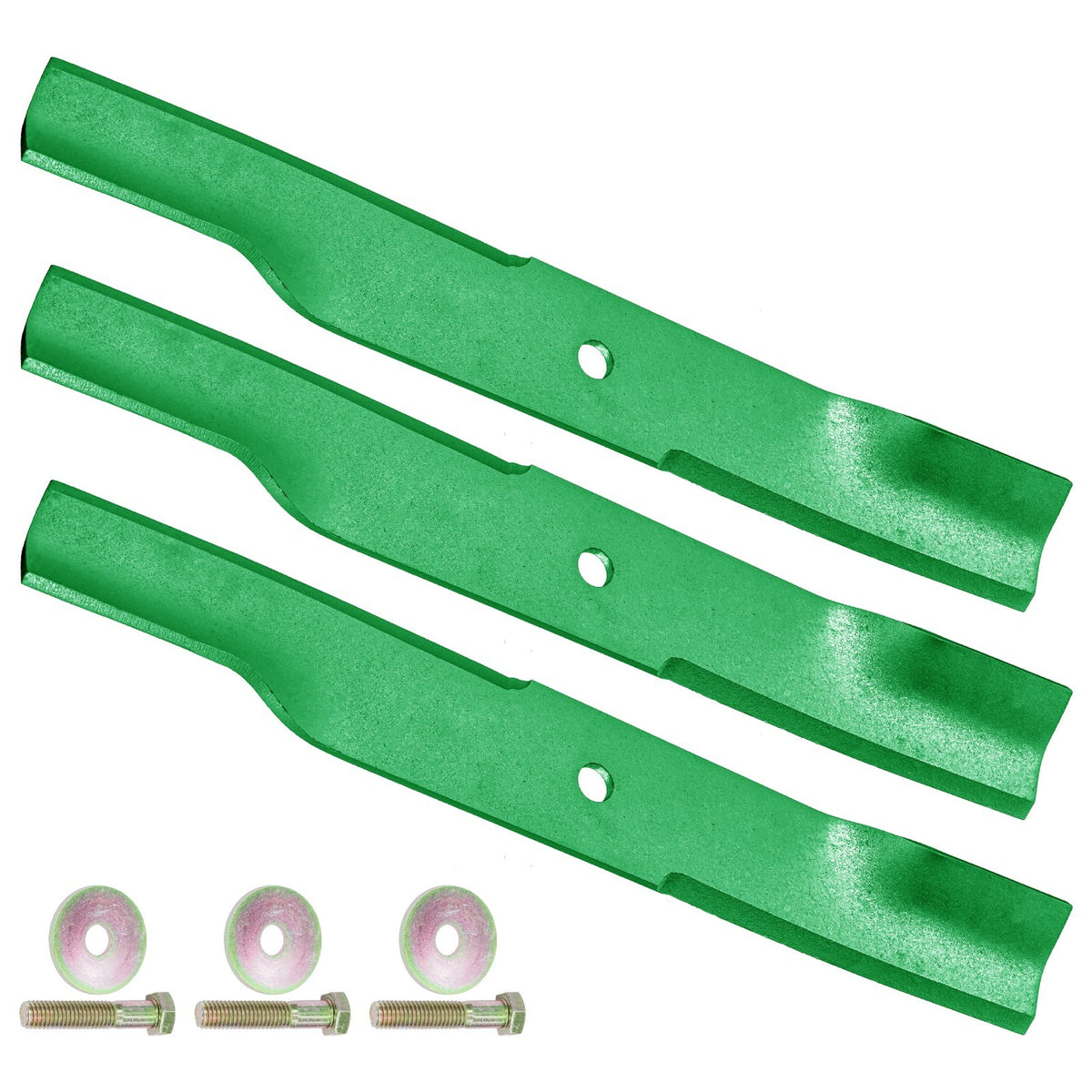 54 Inch Deck Blade With Bolt Replacement for Hustler 797704 (1970–1980)