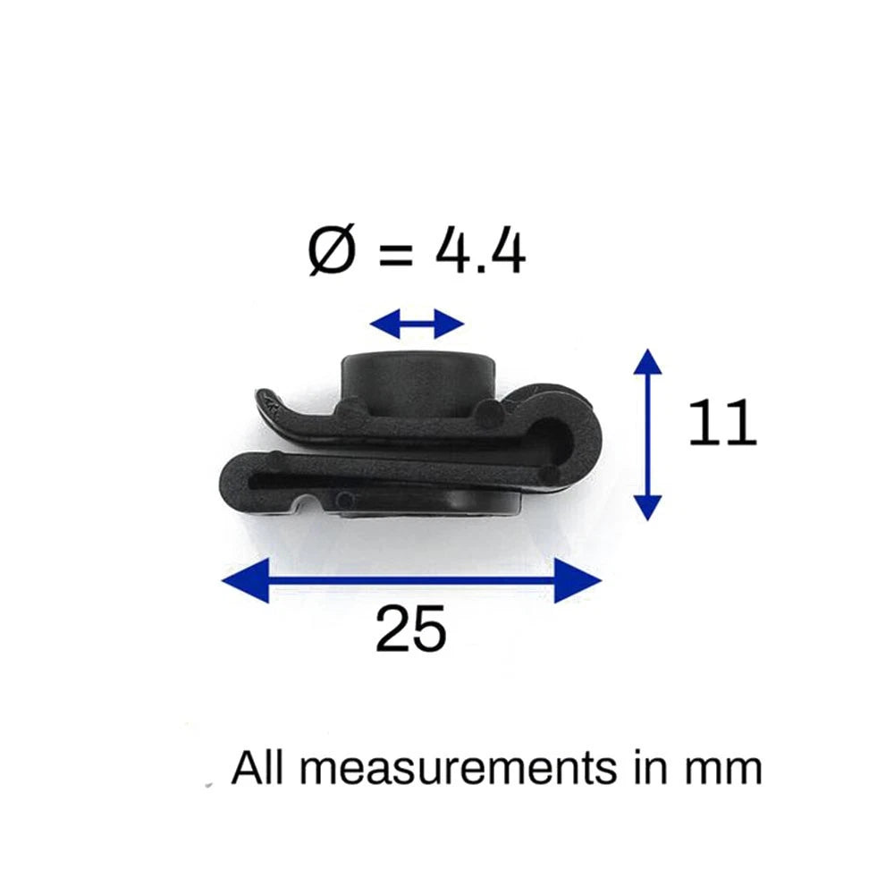 10x Rear Wheel Arch Lining & Mudguard Clips Replacement MB138567 for Mitsubishi