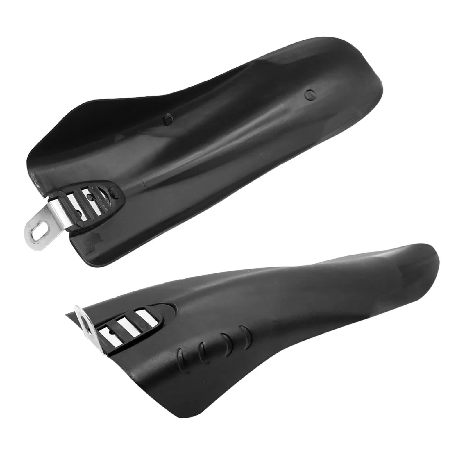Front Rear Mudguard Spare Plastic Replacement for Bike (Black) (2010–2020)