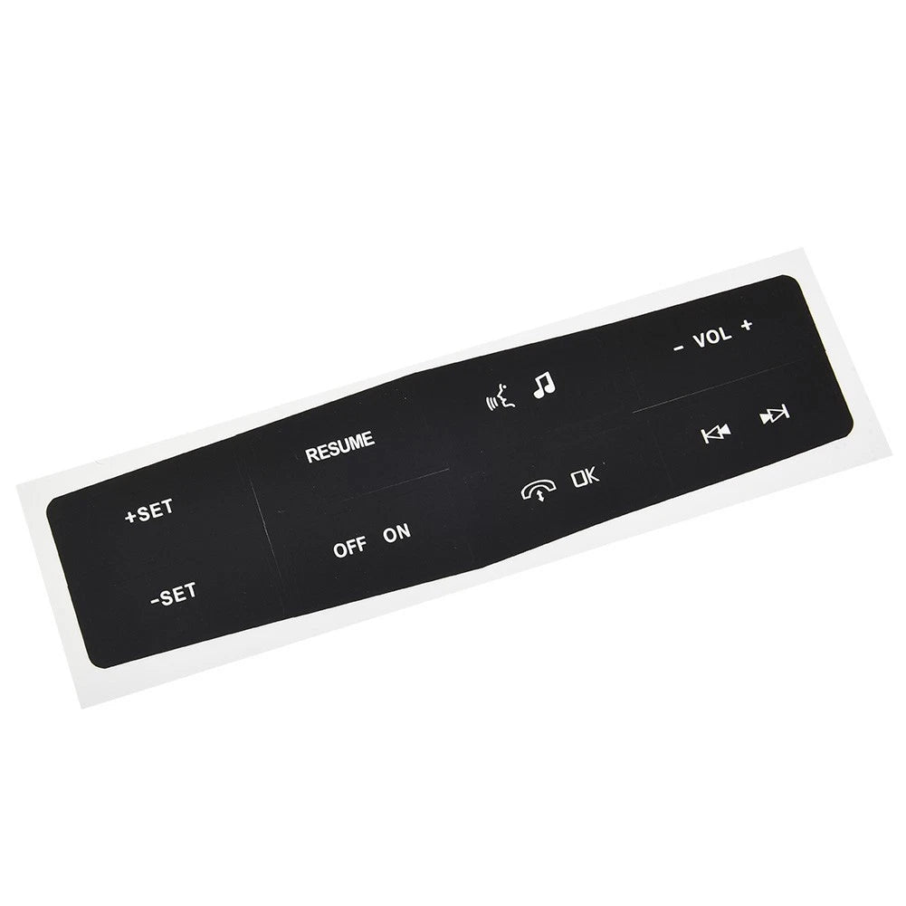 Steering Wheel Control Button Repair Decals for Mustang
